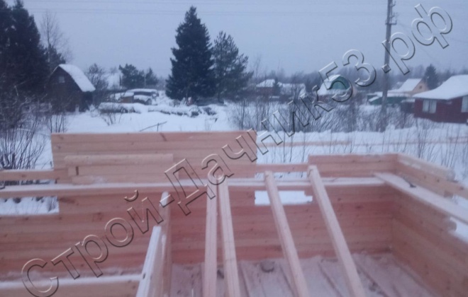 4 Брусовой дом ОД-9 8Х8, 64 м², Ленинградская область, Кировский район, поселок Апраксин (12)